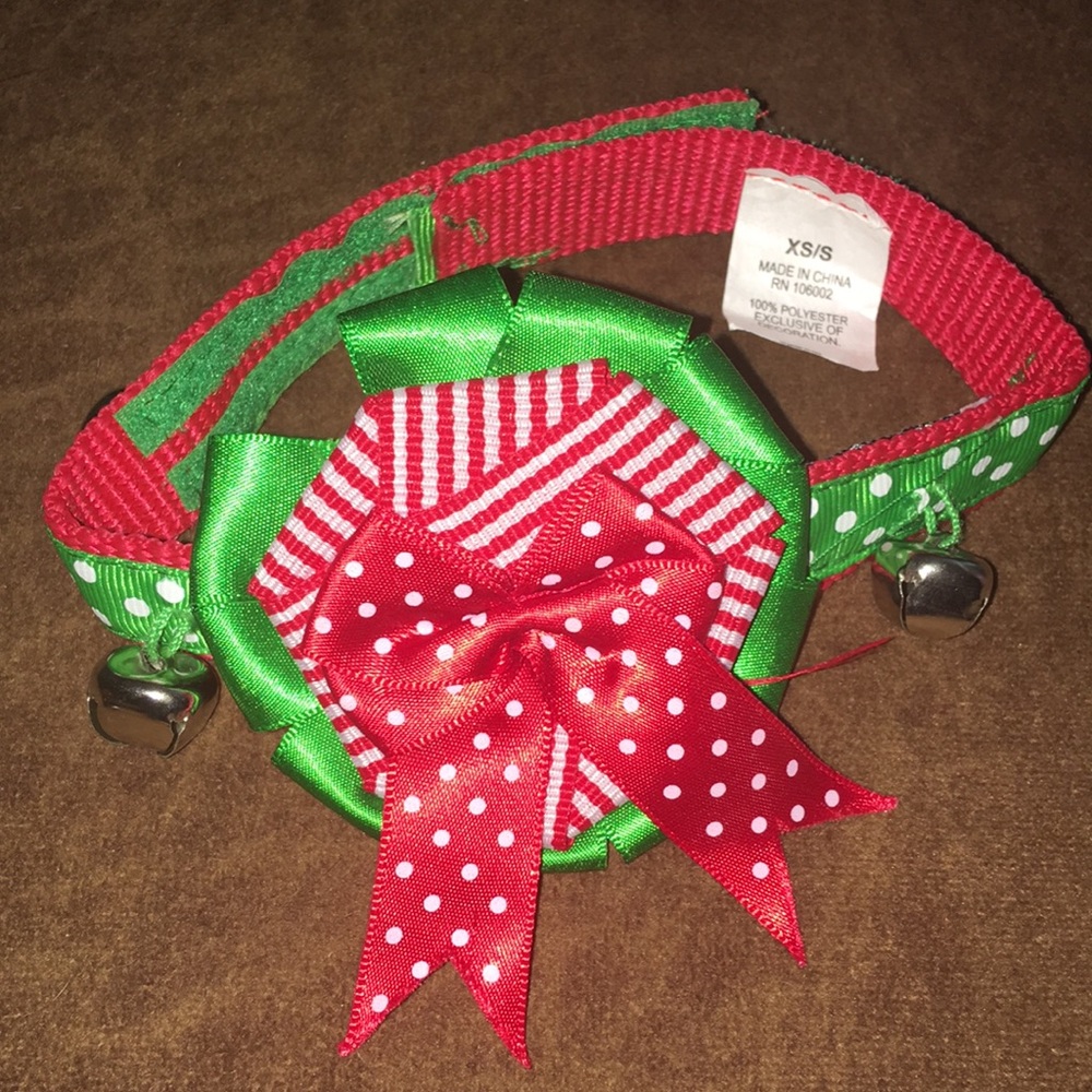 Small Dog Jingle Bell Holiday Collar